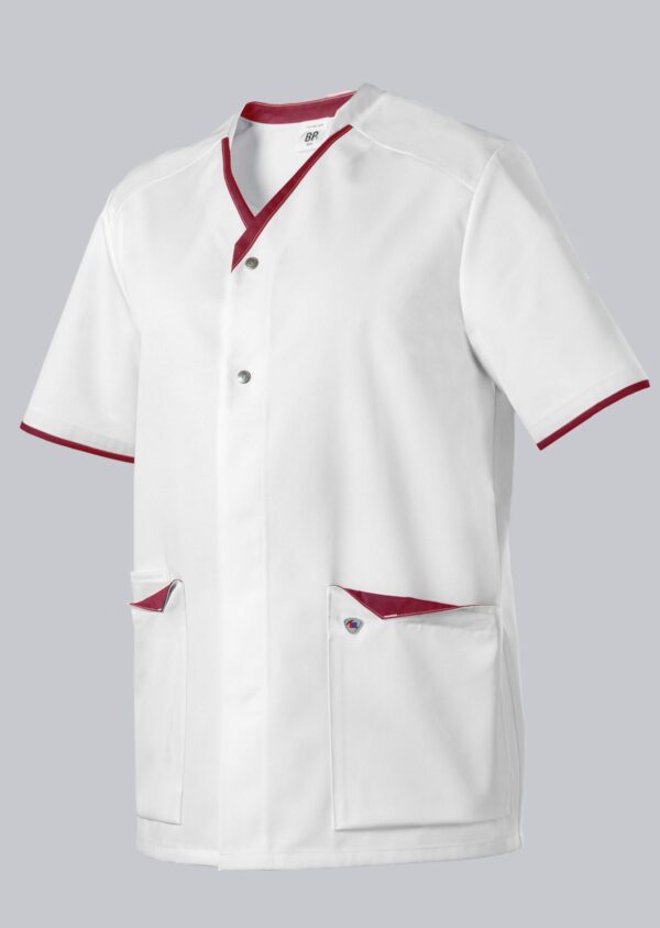 BP® tuniek voor haar & hem-Drukknoopsluiting