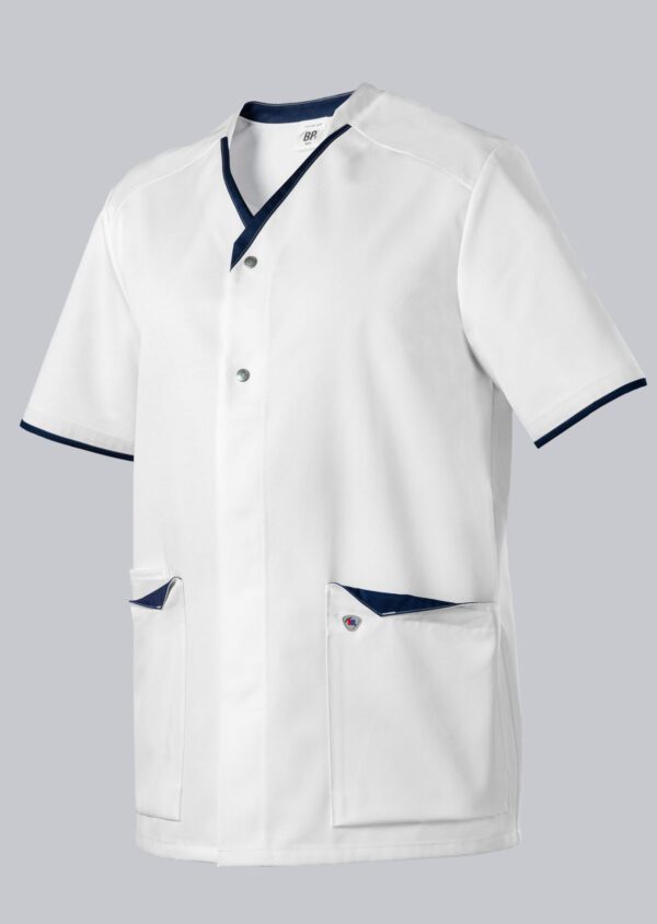 BP® tuniek voor haar & hem-Drukknoopsluiting