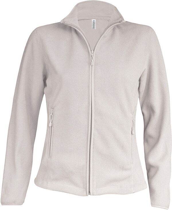 Microfleece met rits dames