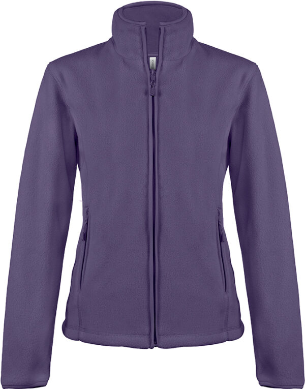 Microfleece met rits dames