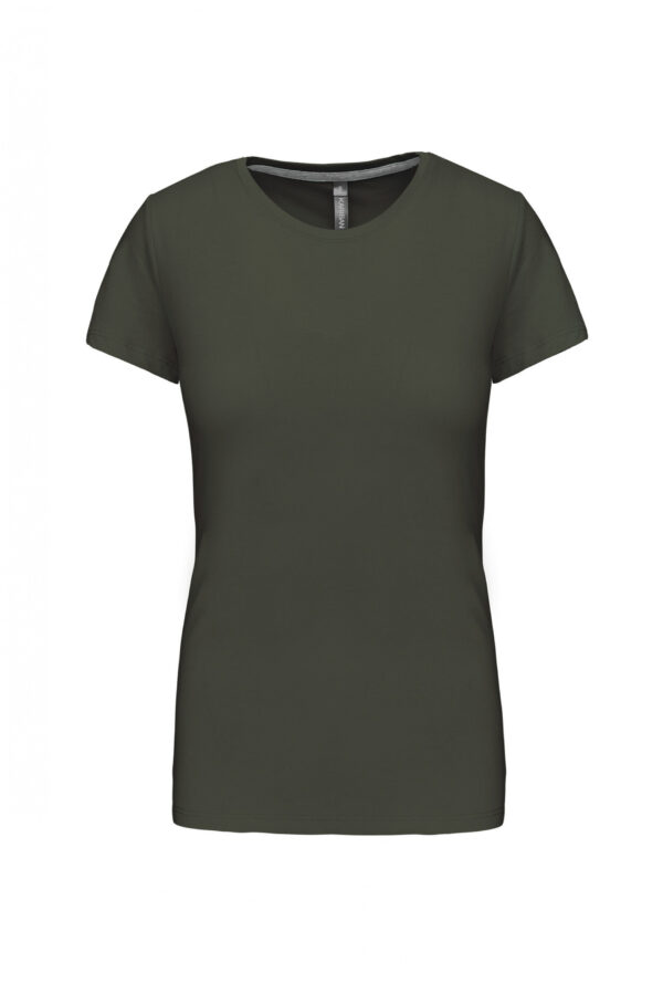 Dames t-shirt ronde hals korte mouwen