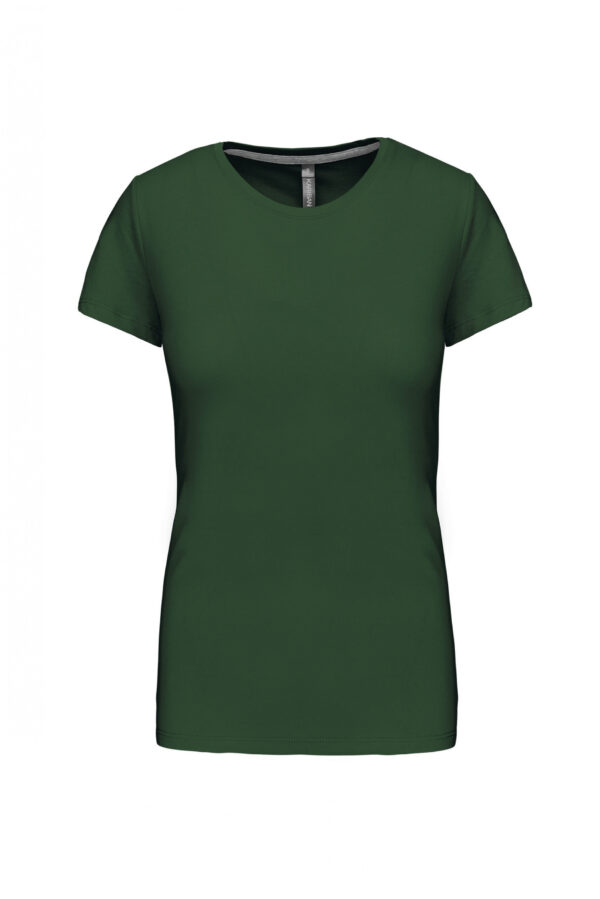 Dames t-shirt ronde hals korte mouwen