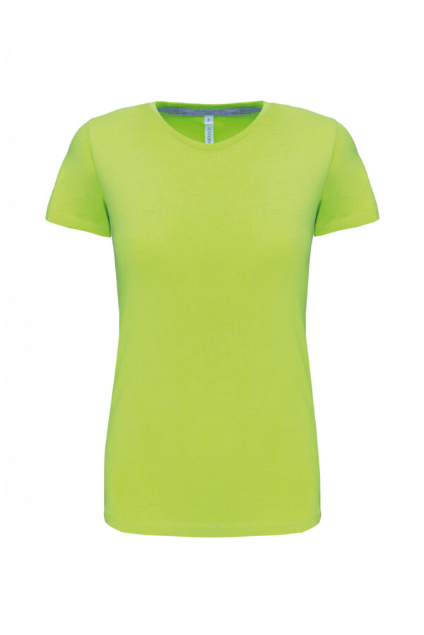 Dames t-shirt ronde hals korte mouwen