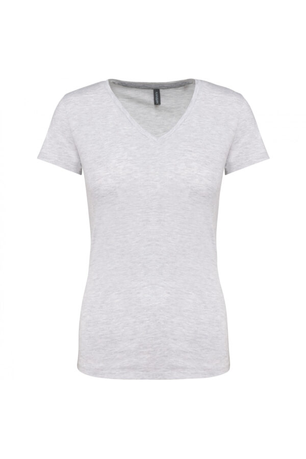 Dames t-shirt v-hals korte mouwen
