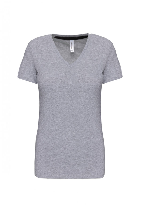 Dames t-shirt v-hals korte mouwen